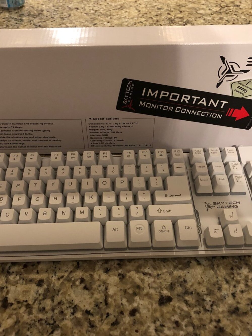 Skytech Gaming Classic K-1000 RGB Gaming Keyboard - NEW